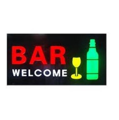 πινακίδα-led-welcome-bar